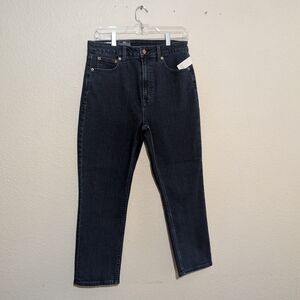 NWT GAP Women's Size 10P Vintage Slim High Rise Dark Denim Jeans
